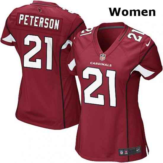 Womens Nike Arizona Cardinals 21 Patrick Peterson Game Red Team Color NFL Jersey